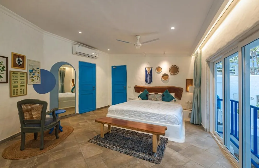 Saffronstays Kairos Zeus, Karjat - Greek Style Pool Villa Near Camp Max-1