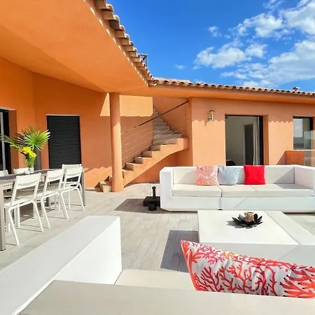 Villa Santa Giulia, vue panoramique sur la mer, 900 m de la plage-3