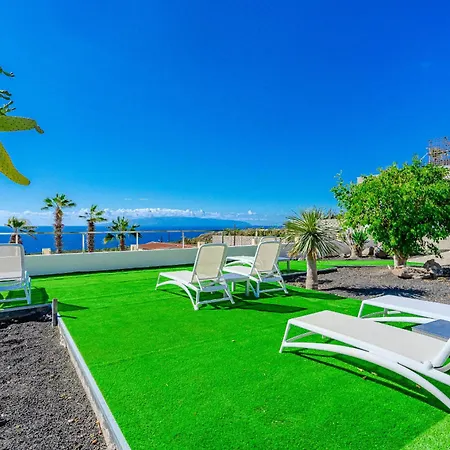 Villa CACTUS Tenerife sud piscine chauffée 10 personnes-2