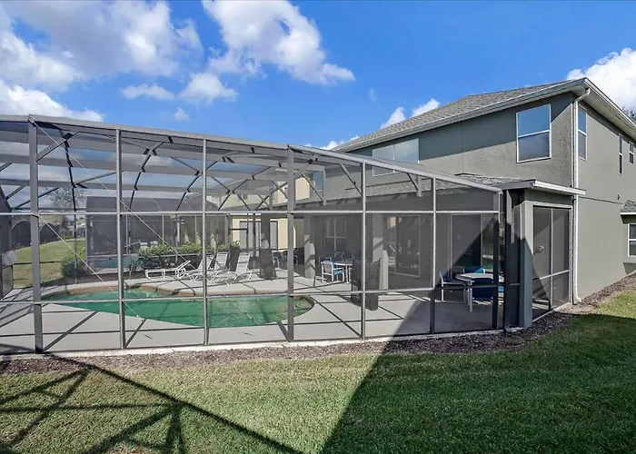 7 Bed Room Vacation Villa With Private Pool Near Disney