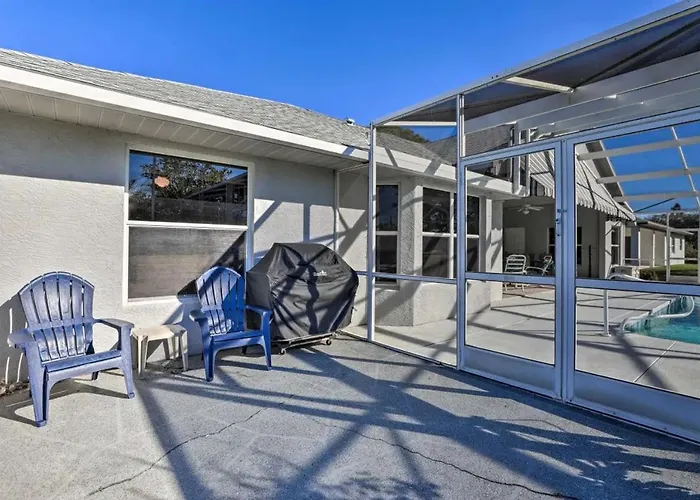 Solar Heated Private Pool & Lanai On Golf Course!