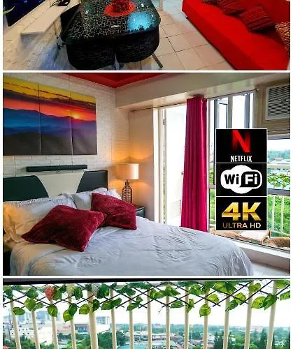 Luxury hotel only: The Red Keep Condotel Tagaytay Cityland Prime Residences With 55In 4K Tv & Netflix