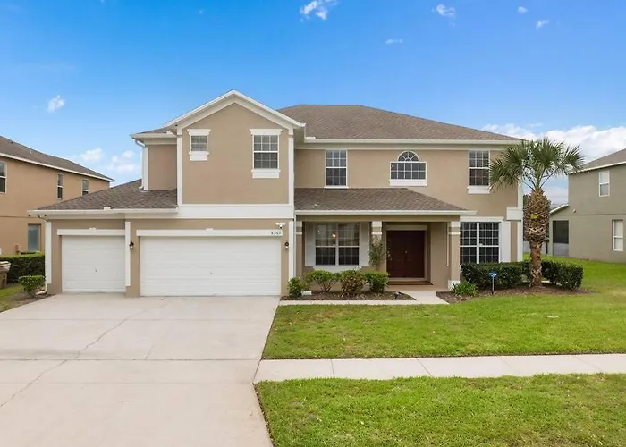 Lakeview W/8 Bedroom 5 Kingsuite 3 Miles To Disney