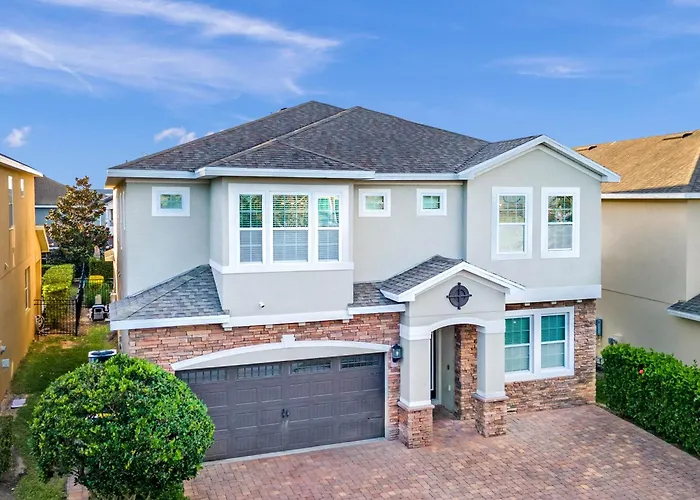 Luxury Resort Home Near Disney 10 Bedroom With Private Pool & Spa