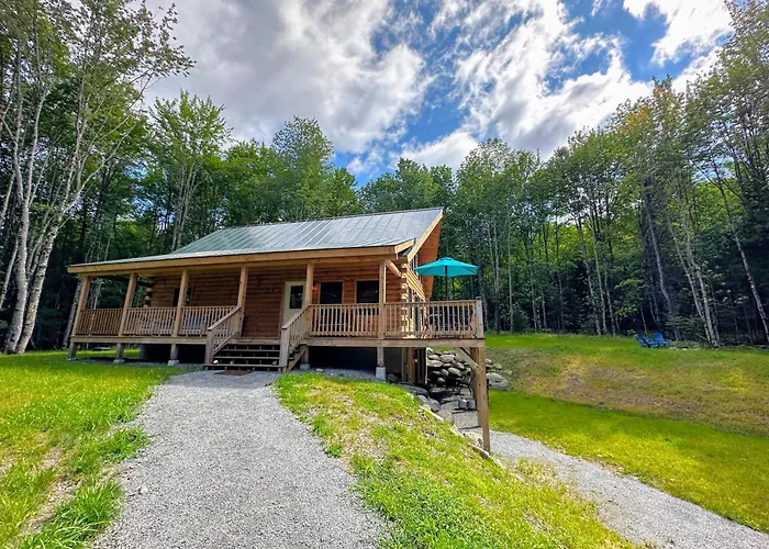 18Ha Log Home Close To Franconia Notch; Privacy, Fire Pit, Wifi, Pool/Gym Passes, Dog Friendly!