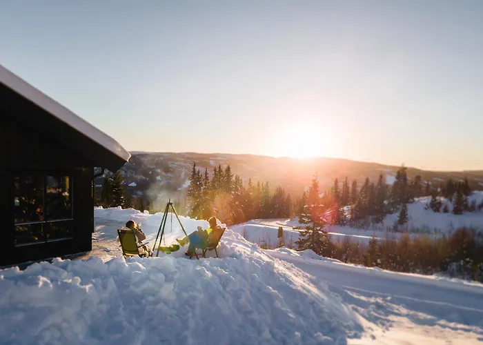 Moderne Hytte Med Badstue - Ski-In & Ski-Out