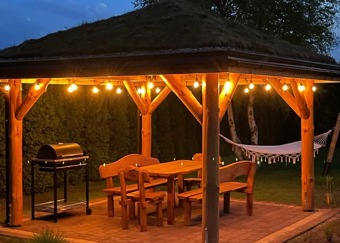 Zielone Miejsce - W Otoczeniu Natury, Z Balia Z Jacuzzi Opalana Drewnem