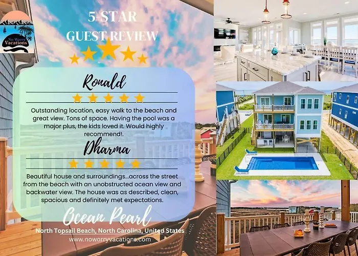 Luxurious 7Br Beach Home Ocean Views, Pool, Hot Tub