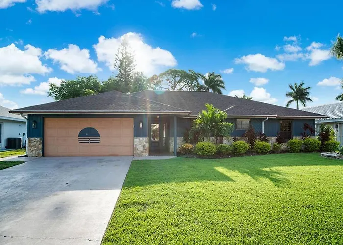 Pink Palm Villa Heated Salt Pool 5 Min To Beach