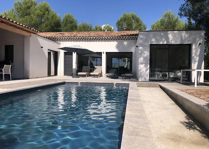 Villa Design Mazanel, Piscine, Vue Mont Ventoux Et Plaine, Climatisation