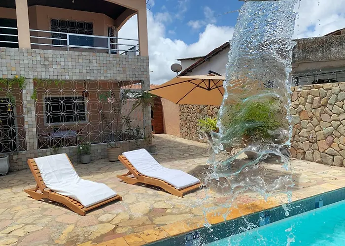 Sobrado Piscina A 200M Orla, Perfeito Para Festa