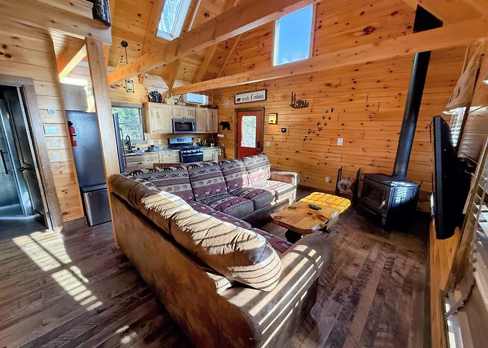 Bc Log Cabin 1 Mile From Mt Washington Hotel, Beach, Slope Views! Hot Tub, Volleyball, Trails!