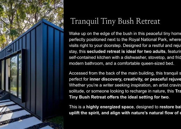 Beautiful Tiny Bush Retreat, Guest Favorite, Five Stars
