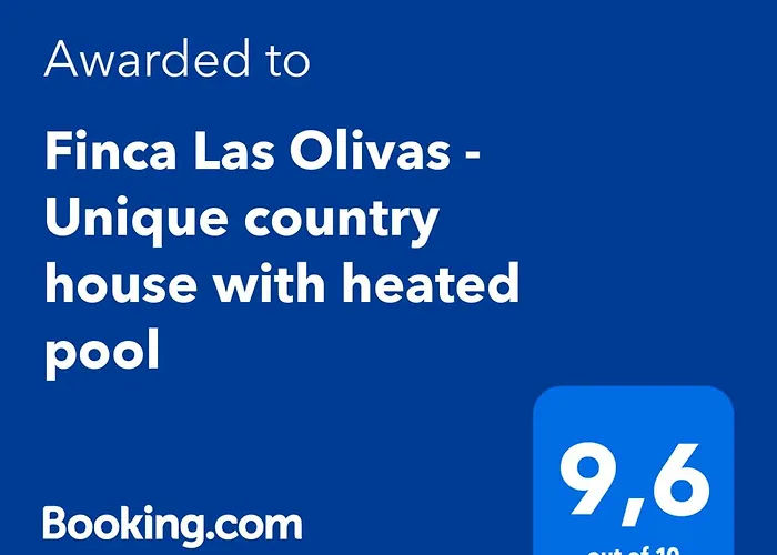 Villa con piscina: Finca Las Olivas - Unique Country House With Heated Pool