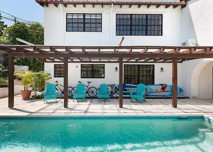 Azure Vista Villa - Sea View - 7 Min Walk To Beach
