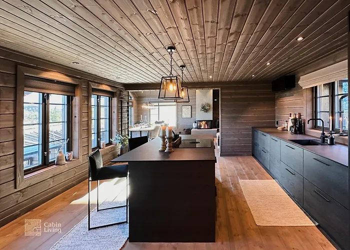 Modern Cabin At Hogevarde Panoramic View, Fireplace And Ev Station