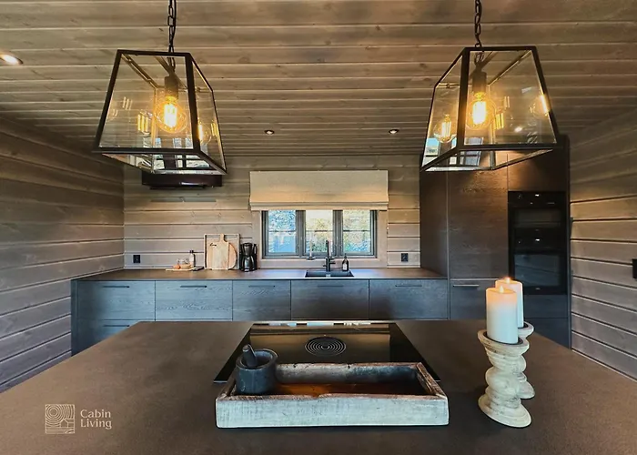 Modern Cabin At Hogevarde Panoramic View, Fireplace And Ev Station
