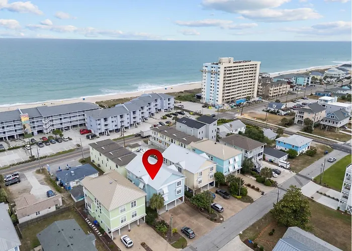 Steps To The Sand In Carolina Beach Sleeps 10 Villa