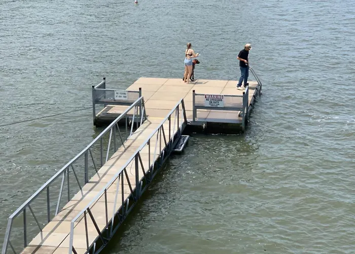 House On The Water Lake Of The Ozarks Mo Big Deck Swim Dock