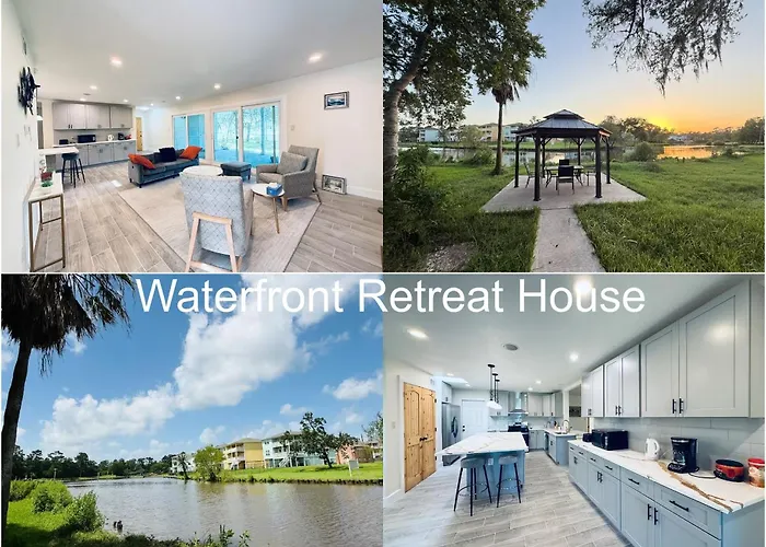 Waterfront Vacation Retreat With Gazebo Fishing