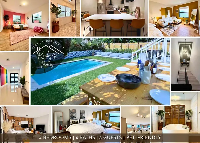 Super Stylish 4 Bedroom Home Steps From The Fun