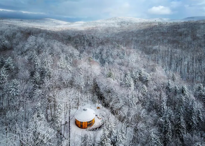 Mount Snow Yurt - Hot Tub, Wood Stove, Wifi, Evcharger