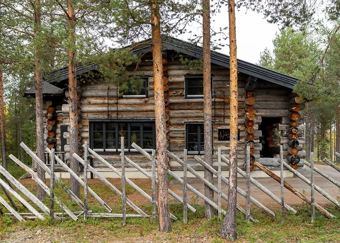 Nilirakka - Luxury Log Chalet In Levi