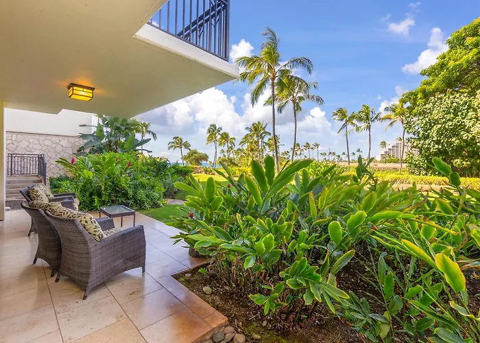 Popular Ground Floor With Extra Grassy Area - Beach Tower At Ko Olina Beach Villas Resort