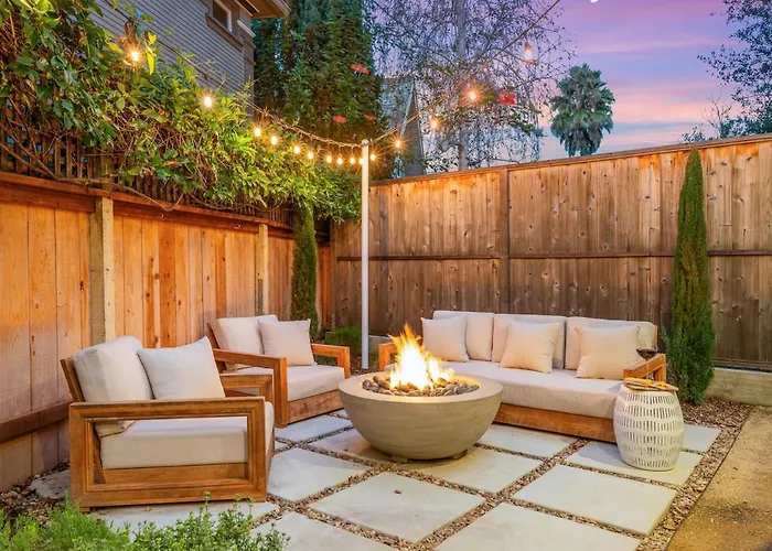 1884 Elegant Home Fire Pit, Tesla Tech, Near Dt