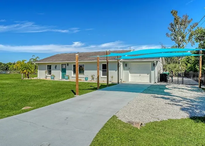 Peaceful Villa Retreat Pool, Spa, Manasota Key