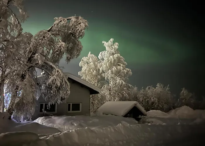 Villa Narikka, Tilava Ja Rauhallinen Loma-Asunto Kittilaen Keskustassa