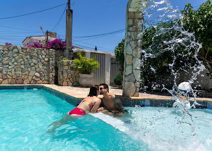 Sobrado Piscina A 200M Orla, Perfeito Para Festa