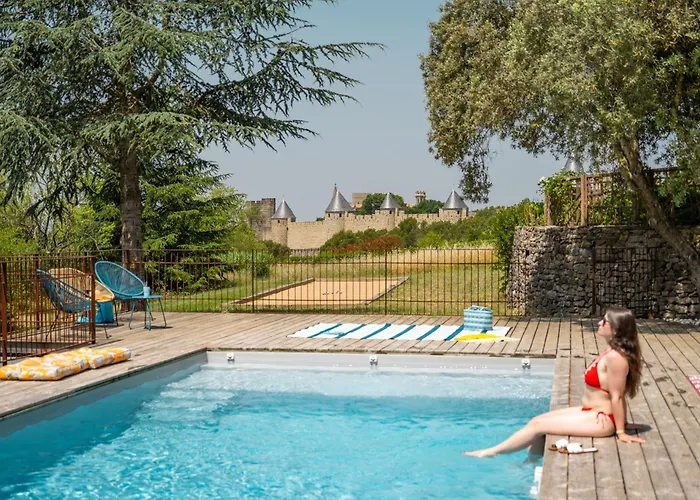 Villa L'écrin de la Cité, Grand Panorama à Carcassonne