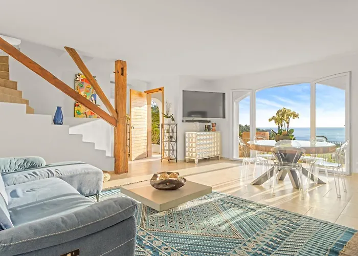 Villa Haven Luxury House Seaview Near Cannes 6P