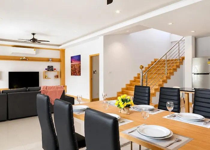 Relax Pool Villa Near Walking Street,Jacuzzi ,Bbq 5Bed 6Bath City House54