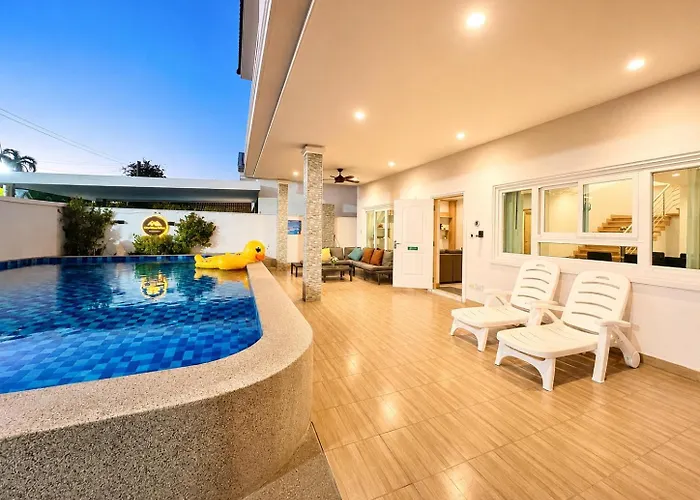 Relax Pool Villa Near Walking Street,Jacuzzi ,Bbq 5Bed 6Bath City House54