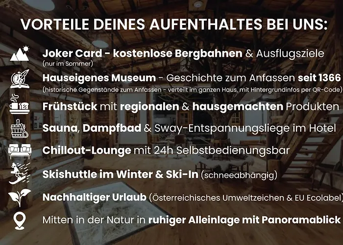 Pension Seighof - Geschichte Zum Anfassen Seit 1366 - Regionales Fruehstueck & Halbpension - Skishuttle - Ski In - Bergpanorama