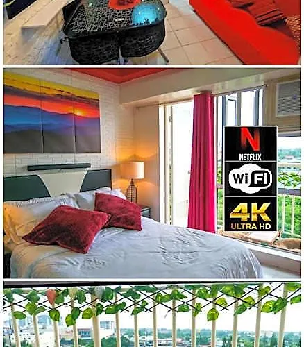 Red Keep Condotel land Prime Residences With 55In 4K Tv & Netflix