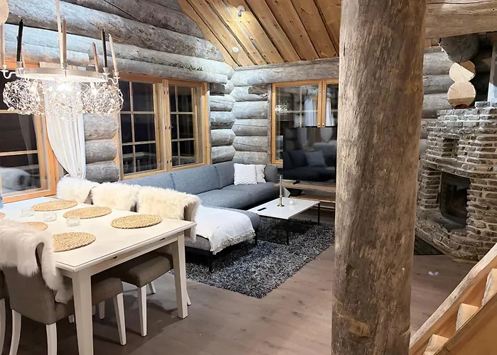 Beautiful Log Cabin, Kuusamo And Ruka 20Min