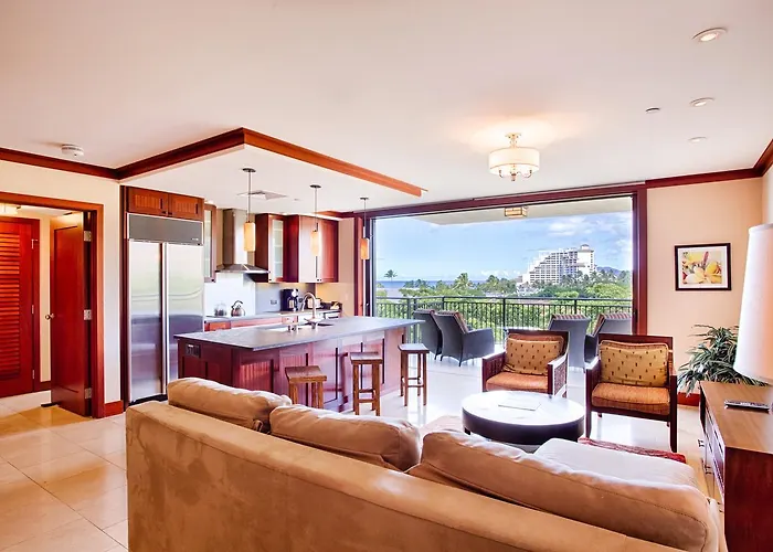 Fifth Floor Upgraded Villa With Sunset View - Beach Tower At Ko Olina Beach Villas Resort