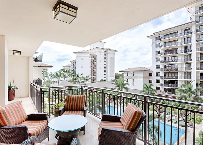 Spacious Fourth Floor Villa With Pool View - Ocean Tower At Ko Olina Beach Villas Resort