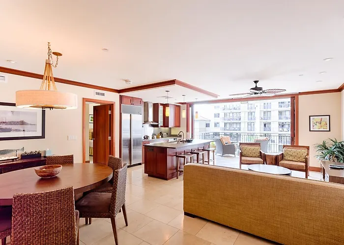 Spacious Fourth Floor Villa With Pool View - Ocean Tower At Ko Olina Beach Villas Resort